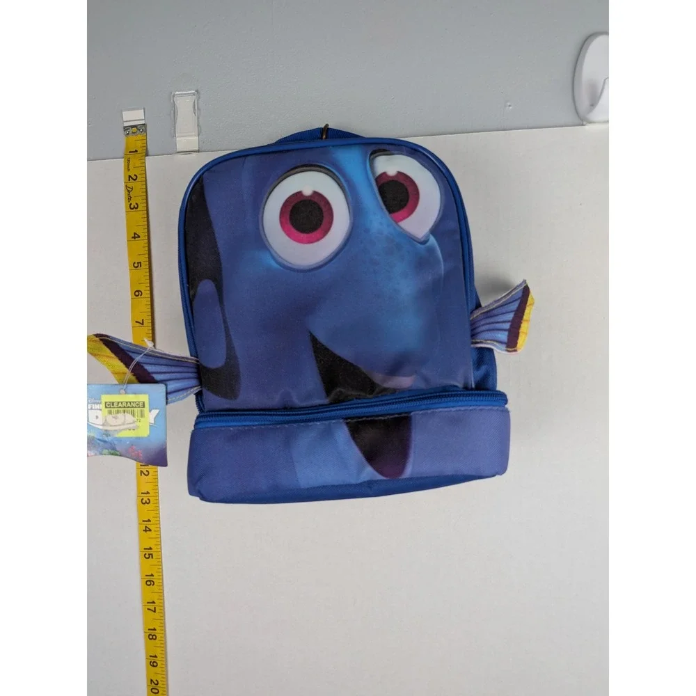 Disney Pixar Finding Dory Blue Insulated Dual Compartment Lunch Bag NWT